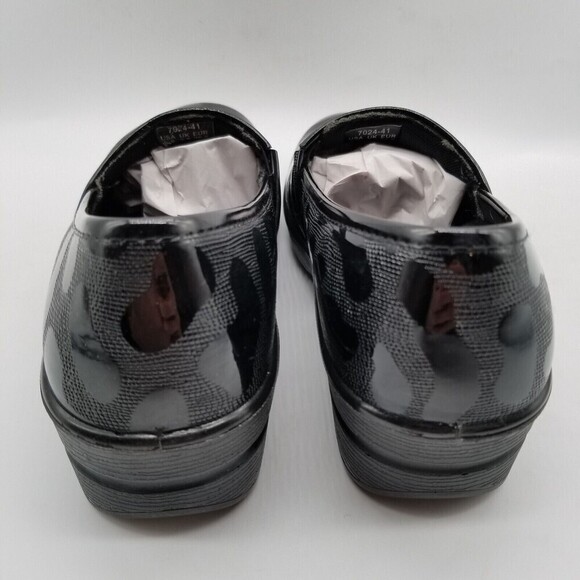 Laforst Women Printed Jamie Slip Resistant Slip On Clog Black 9 - Picture 5 of 8